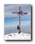 Click to enlarge Misti 19 Summit Cross at 5850m